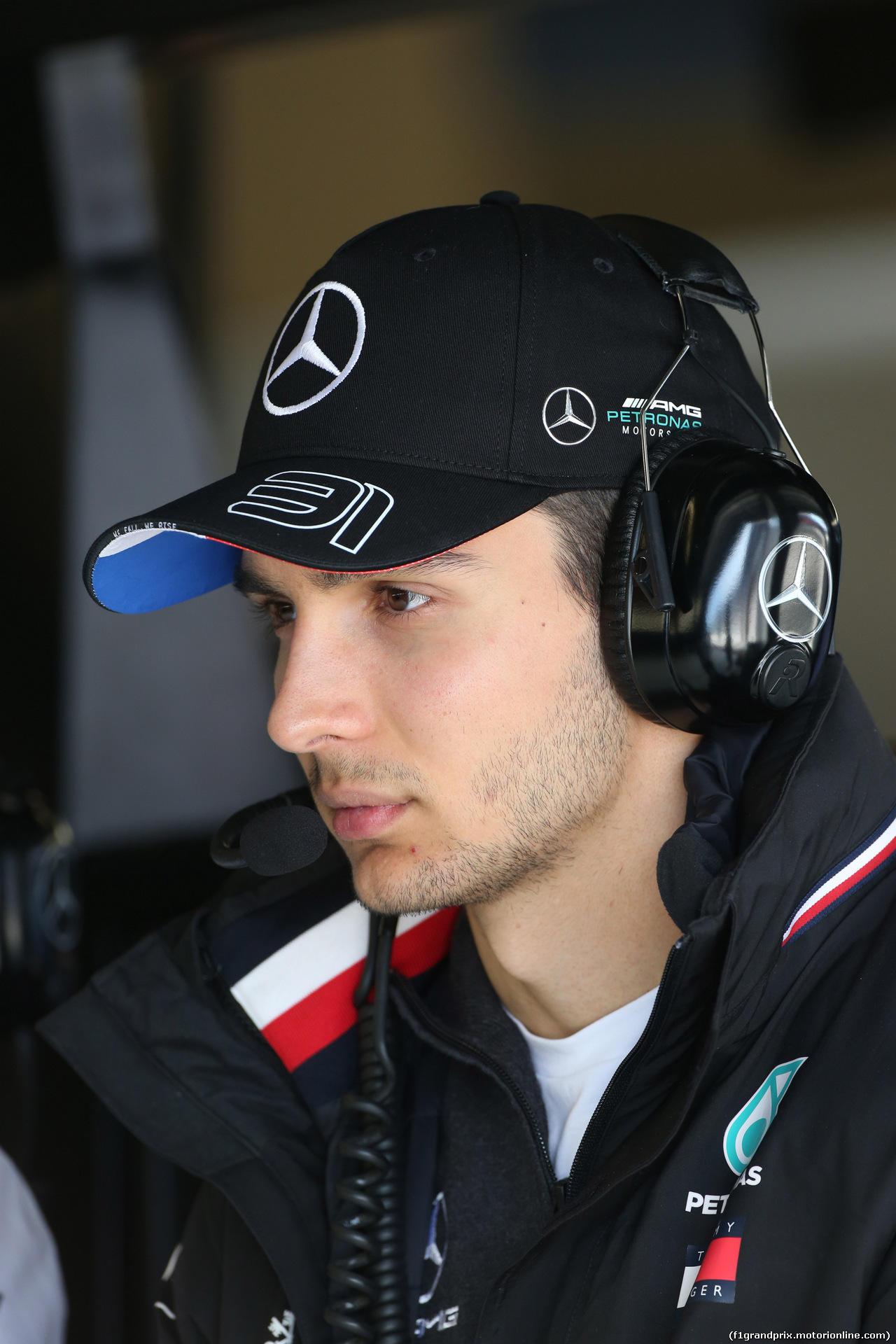 GP USA, 02.11.2019- Esteban Ocon (FRA) Mercedess AMG f1 Deserve driver
