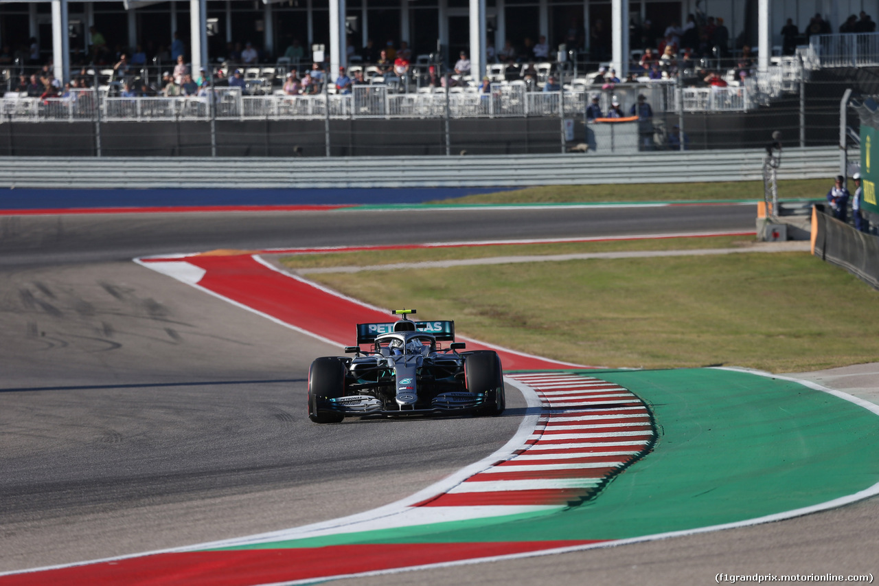 GP USA, 02.11.2019- Qualifiche, Valtteri Bottas (FIN) Mercedes AMG F1 W10 EQ Power