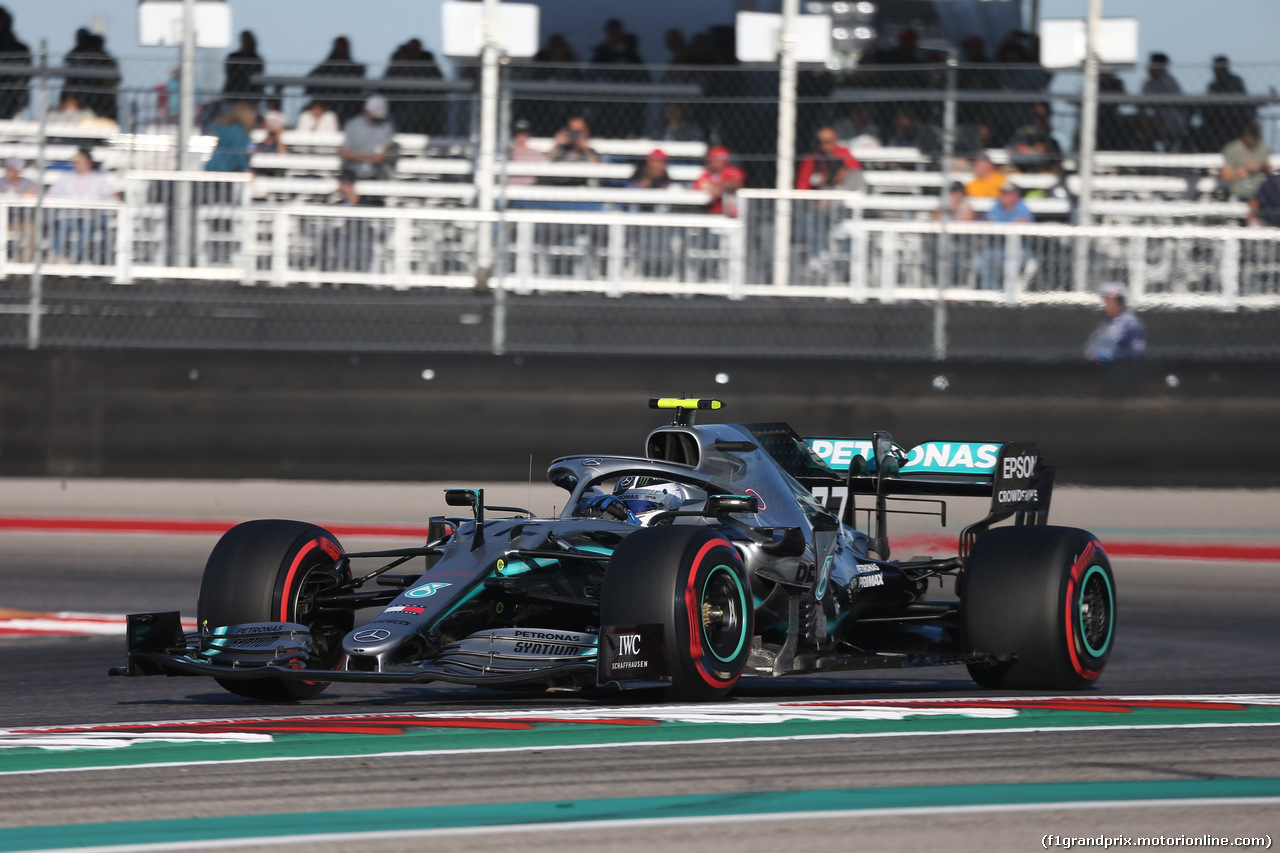 GP USA, 02.11.2019- Qualifiche, Valtteri Bottas (FIN) Mercedes AMG F1 W10 EQ Power