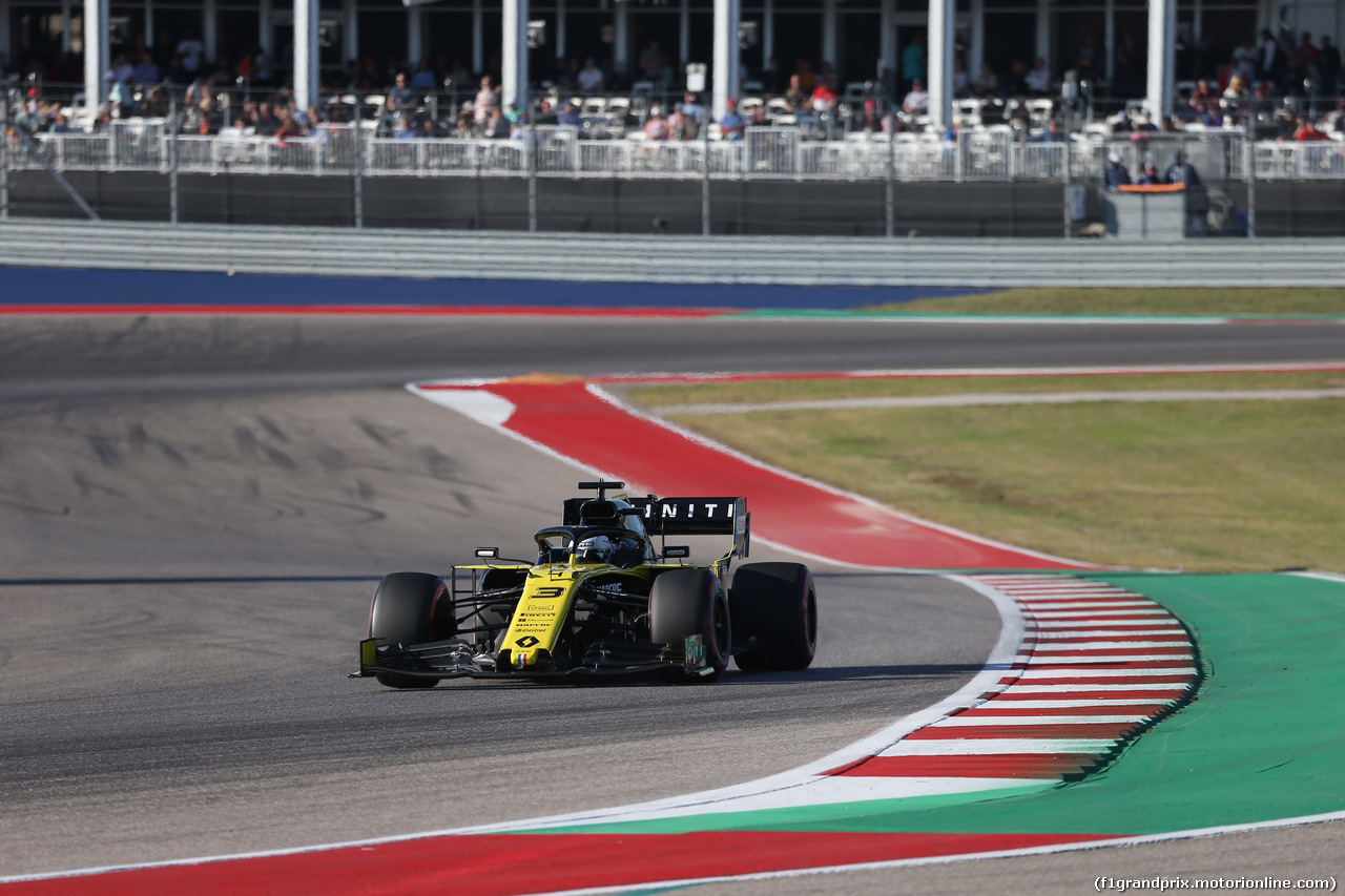 GP USA, 02.11.2019- Qualifiche, Daniel Ricciardo (AUS) Renault Sport F1 Team RS19
