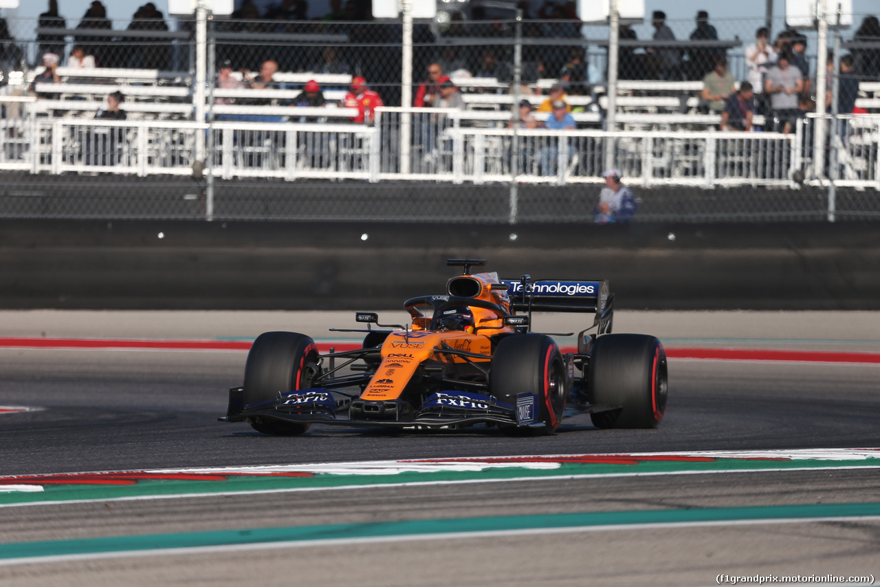 GP USA, 02.11.2019- Qualifiche, Carlos Sainz Jr (ESP) Mclaren F1 Team MCL34