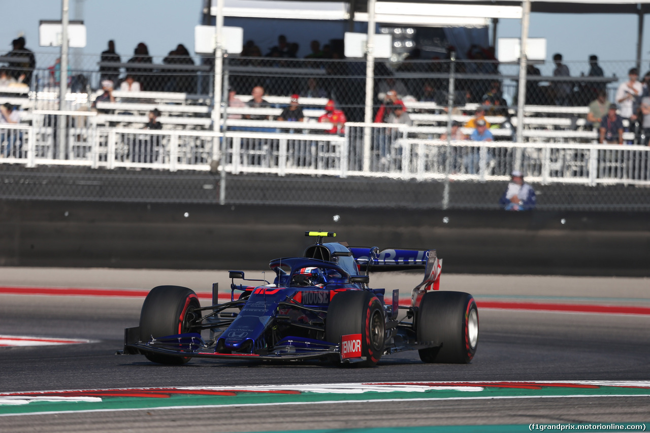 GP USA, 02.11.2019- Qualifiche, Pierre Gasly (FRA) Scuderia Toro Rosso STR14