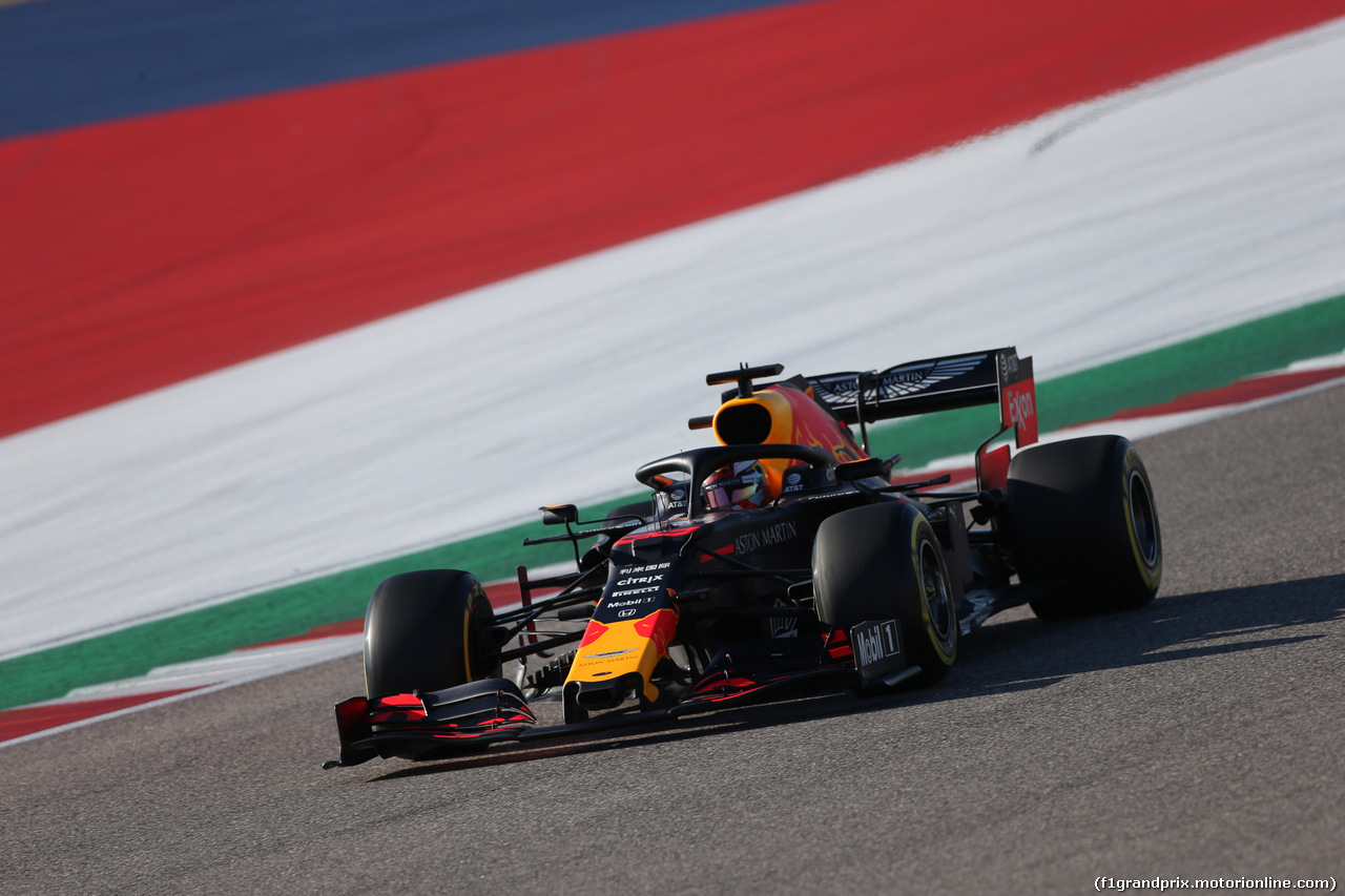 GP USA, 02.11.2019- Qualifiche, Max Verstappen (NED) Red Bull Racing RB15