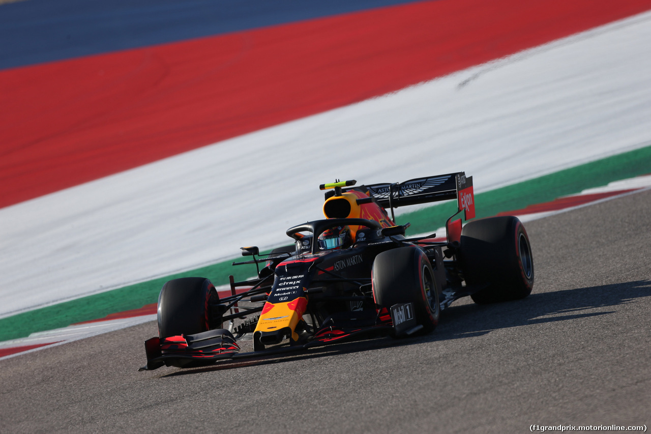 GP USA, 02.11.2019- Qualifiche, Alexader Albon (THA) Redbull Racing RB15
