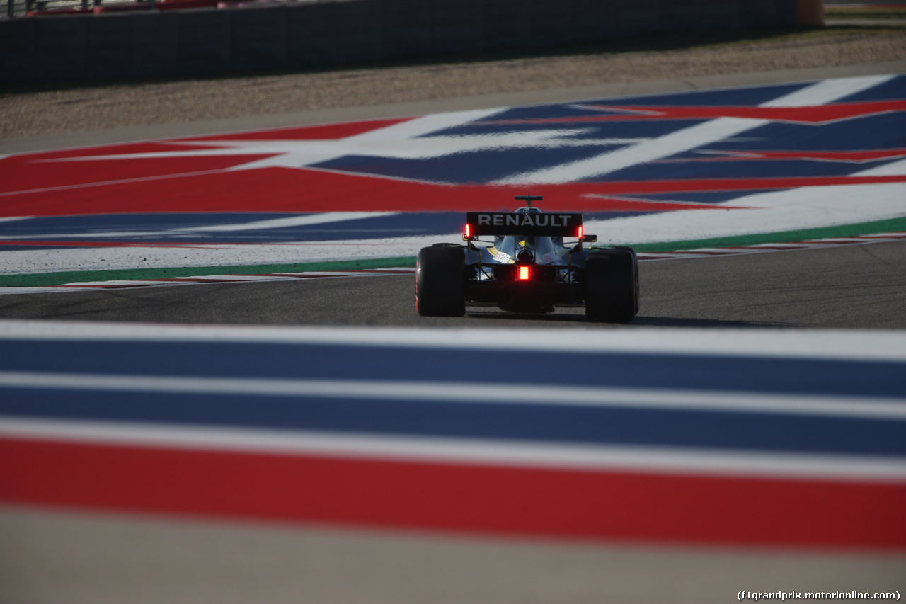GP USA, 02.11.2019- Qualifiche, Daniel Ricciardo (AUS) Renault Sport F1 Team RS19