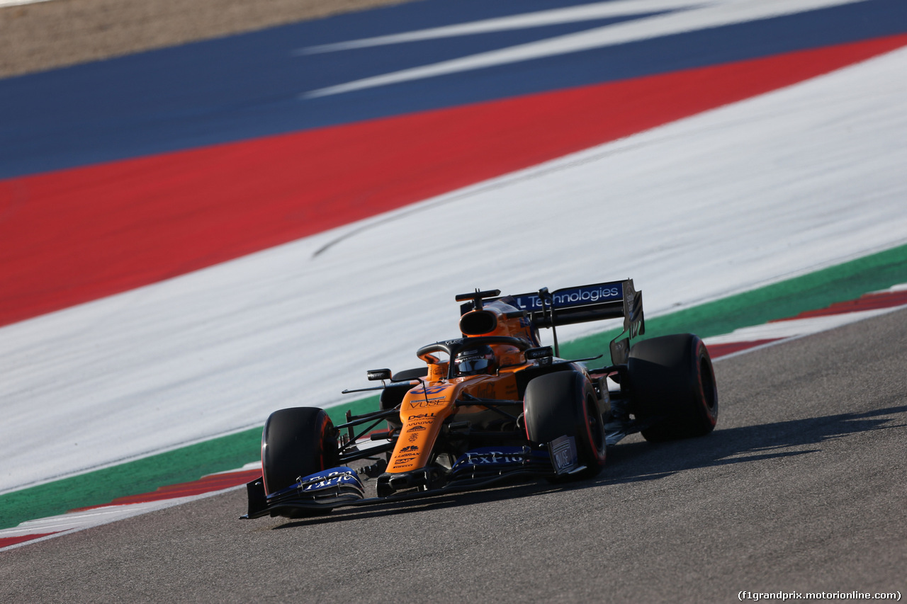 GP USA, 02.11.2019- Qualifiche, Carlos Sainz Jr (ESP) Mclaren F1 Team MCL34