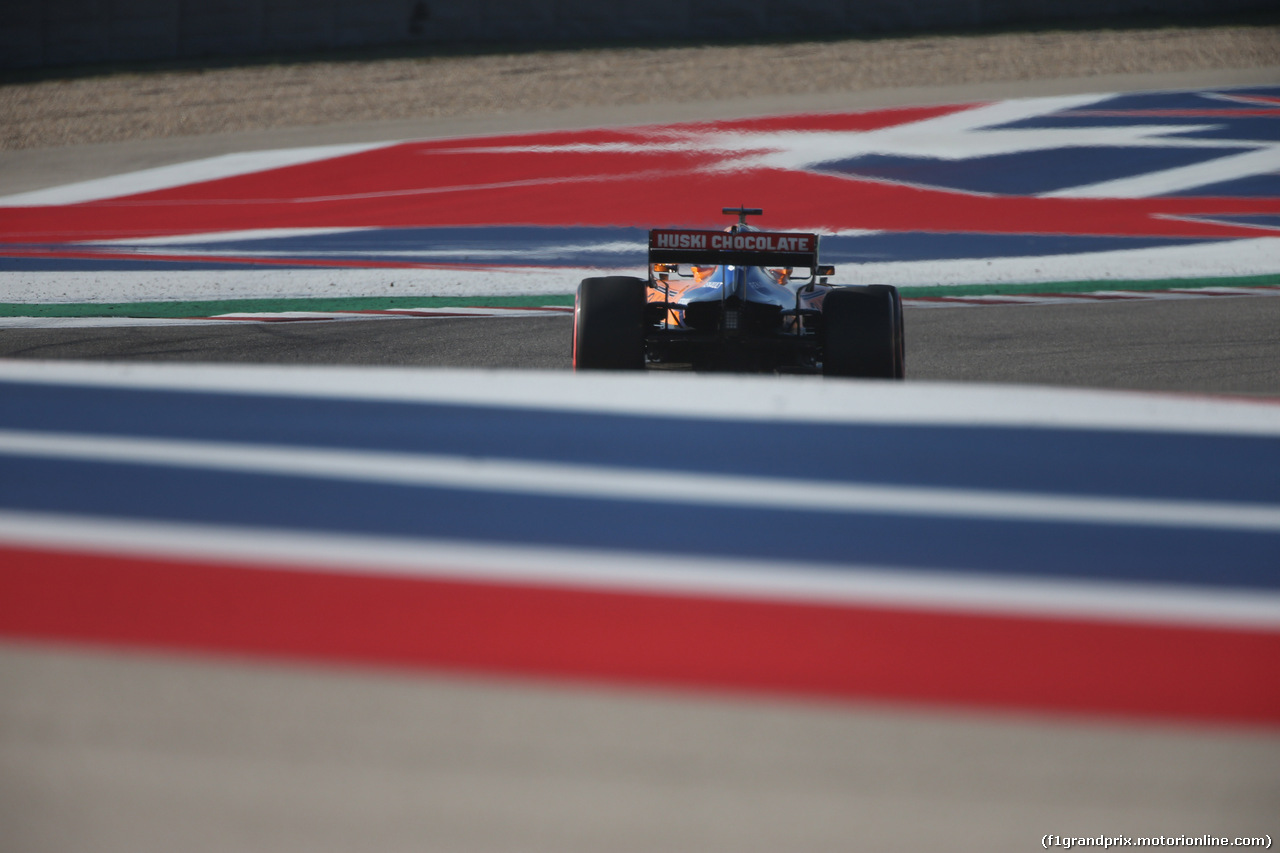 GP USA, 02.11.2019- Qualifiche, Carlos Sainz Jr (ESP) Mclaren F1 Team MCL34
