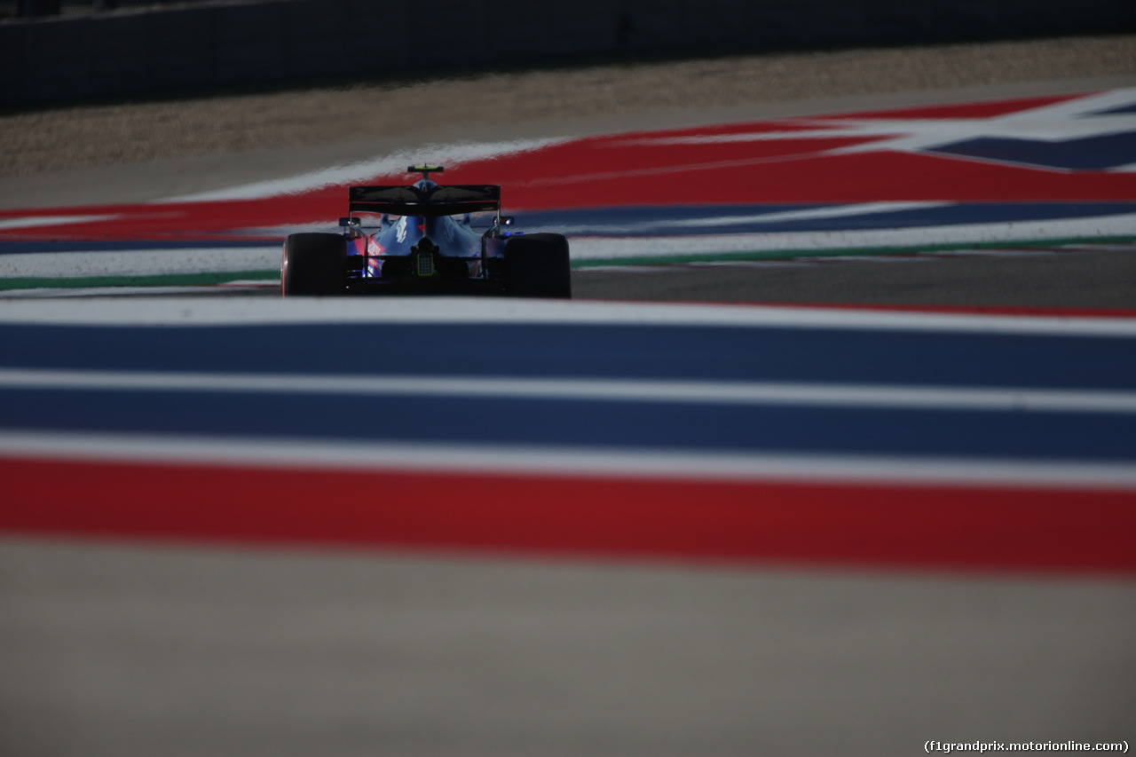 GP USA, 02.11.2019- Qualifiche, Pierre Gasly (FRA) Scuderia Toro Rosso STR14
