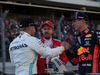 GP USA, 02.11.2019- Festeggiamenti in parc fermee, Pole Position Valtteri Bottas (FIN) Mercedes AMG F1 W10 EQ Power, 2nd placeSebastian Vettel (GER) Ferrari SF90, 3rd place Max Verstappen (NED) Red Bull Racing RB15