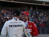 GP USA, 02.11.2019- Parc ferme, Sebastian Vettel (GER) Ferrari SF90 e Valtteri Bottas (FIN) Mercedes AMG F1 W10 EQ Power