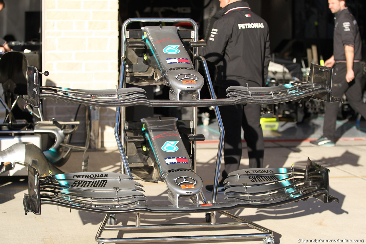 GP USA, 31.10.2019- Mercedes AMG F1 W10 EQ Power Frontal Wing
