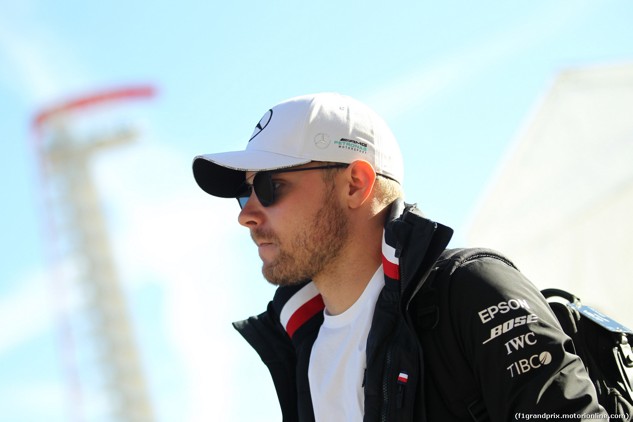GP USA, 01.11.2019- Valtteri Bottas (FIN) Mercedes AMG F1 W10 EQ Power