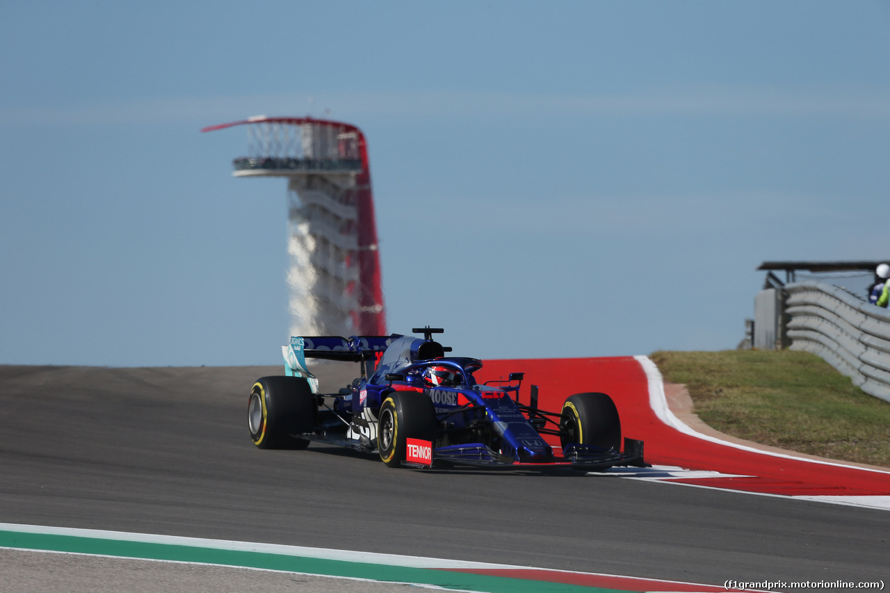 GP USA, 01.11.2019- free Practice 1, Daniil Kvyat (RUS) Scuderia Toro Rosso STR14