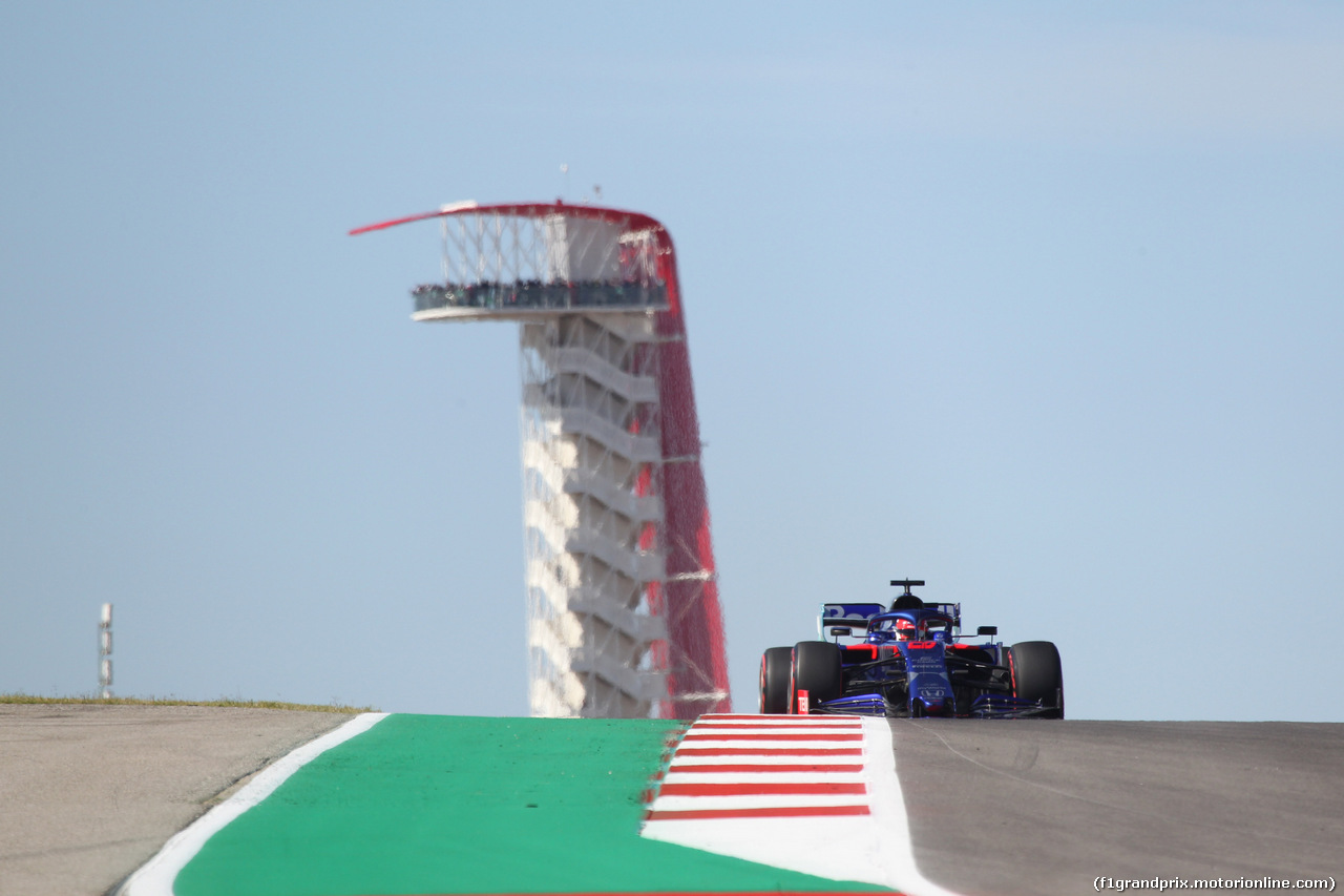 GP USA, 01.11.2019- free Practice 1, Daniil Kvyat (RUS) Scuderia Toro Rosso STR14