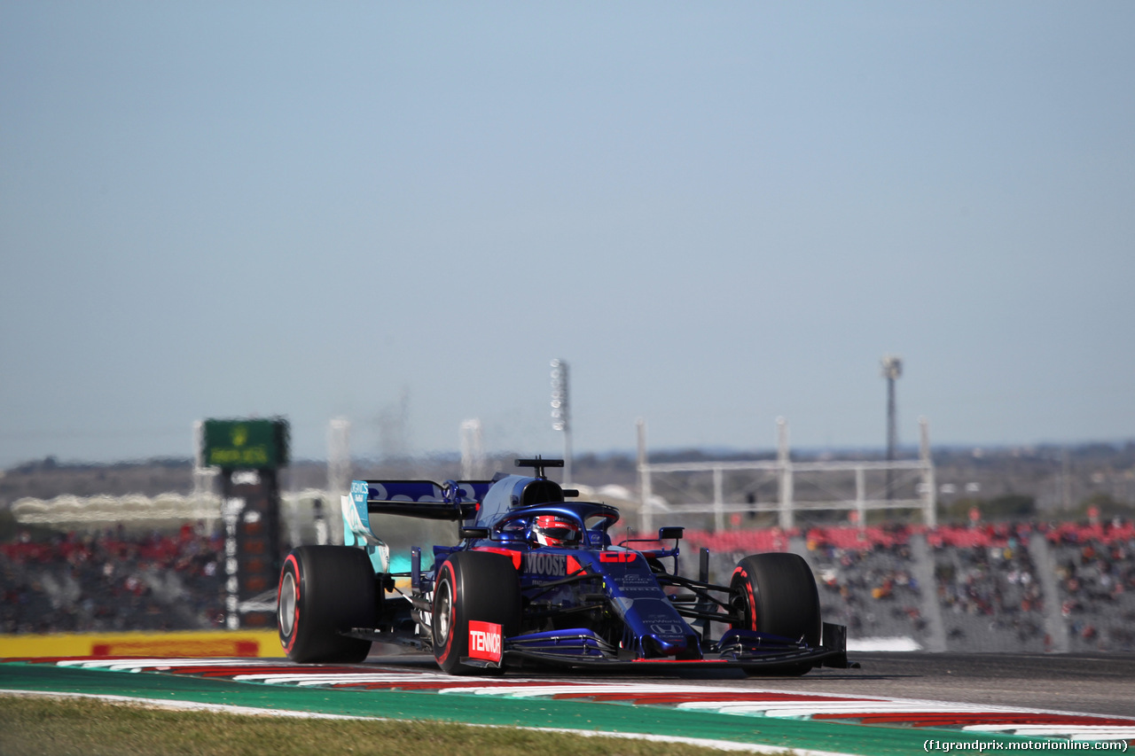 GP USA, 01.11.2019- free Practice 1, Daniil Kvyat (RUS) Scuderia Toro Rosso STR14