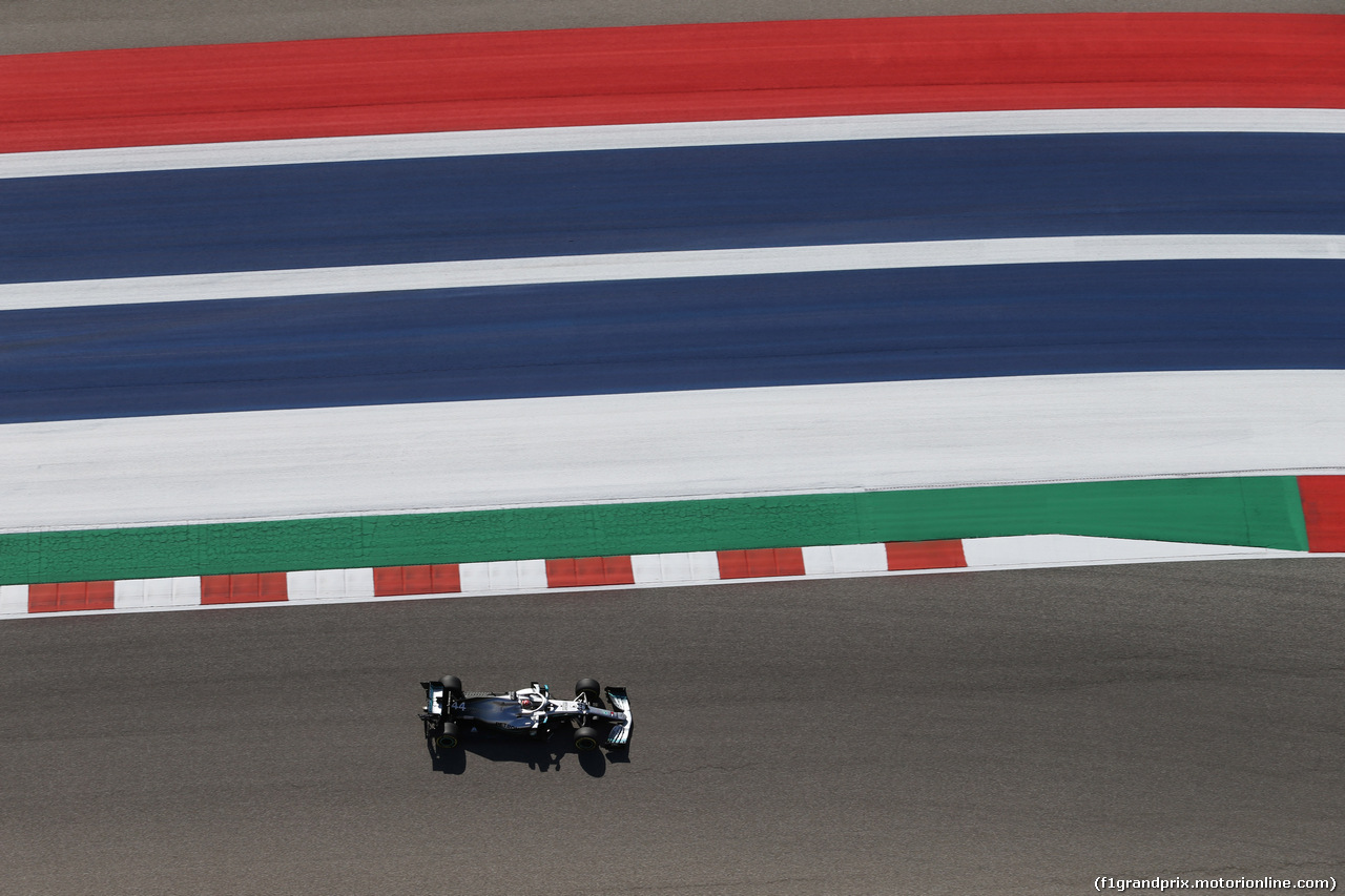 GP USA, 01.11.2019- free Practice 1, Lewis Hamilton (GBR) Mercedes AMG F1 W10 EQ Power