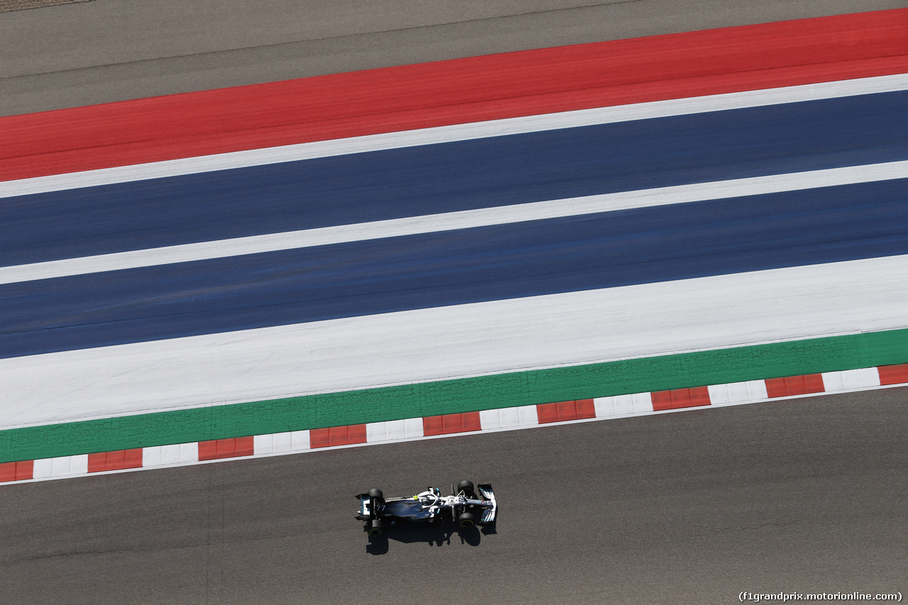 GP USA, 01.11.2019- free Practice 1, Valtteri Bottas (FIN) Mercedes AMG F1 W10 EQ Power