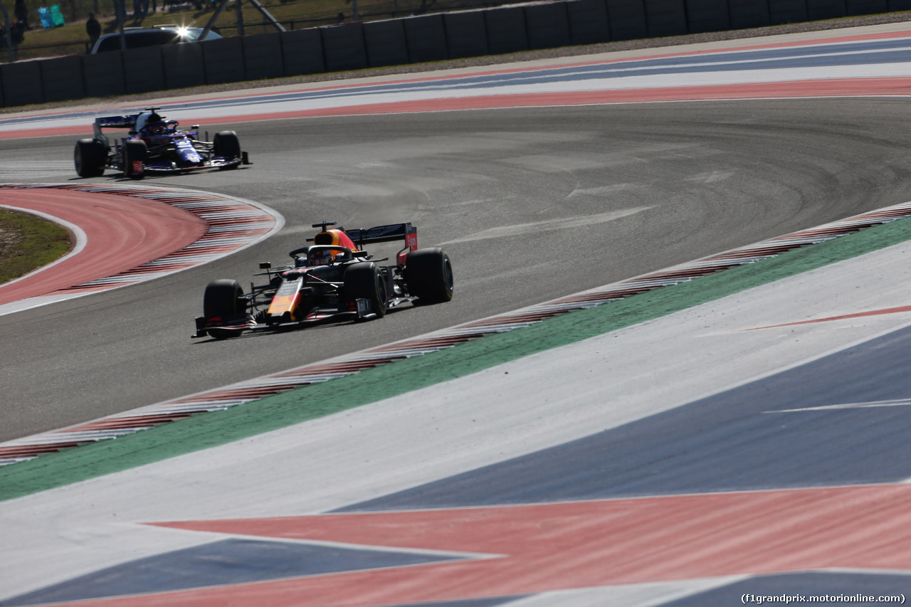 GP USA, 01.11.2019- free Practice 1, Max Verstappen (NED) Red Bull Racing RB15