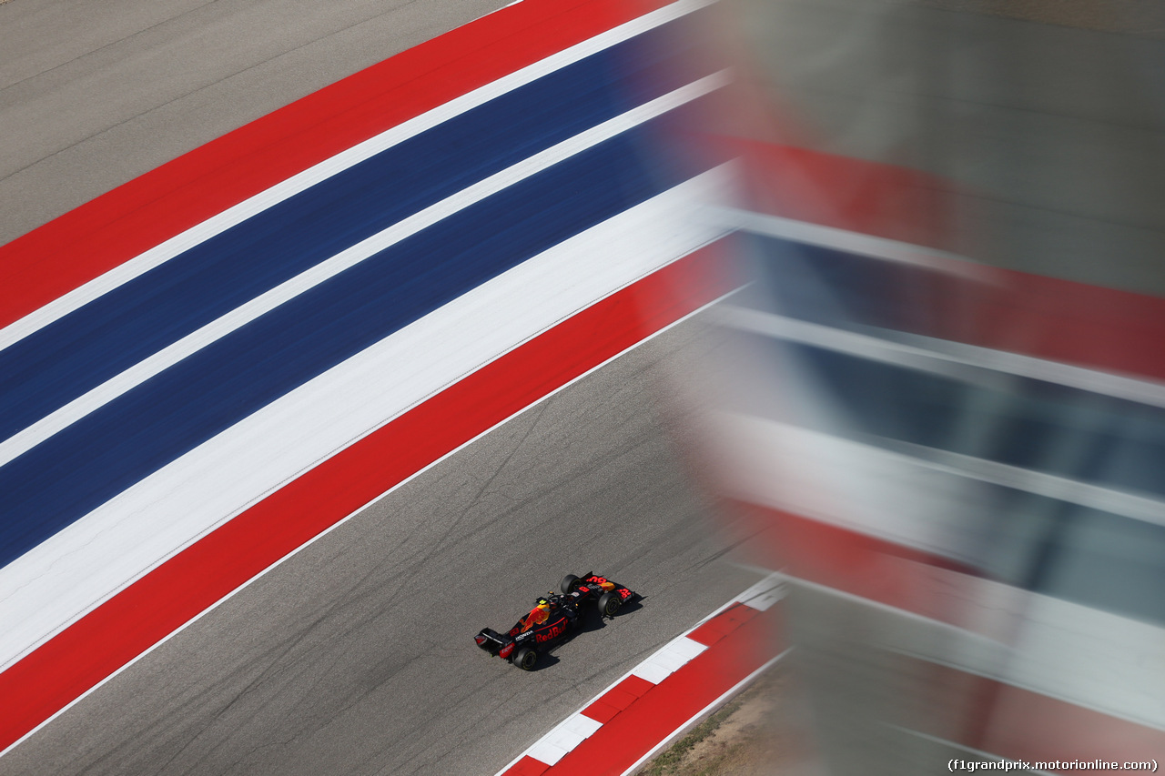 GP USA, 01.11.2019- free Practice 1, Alexader Albon (THA) Redbull Racing RB15