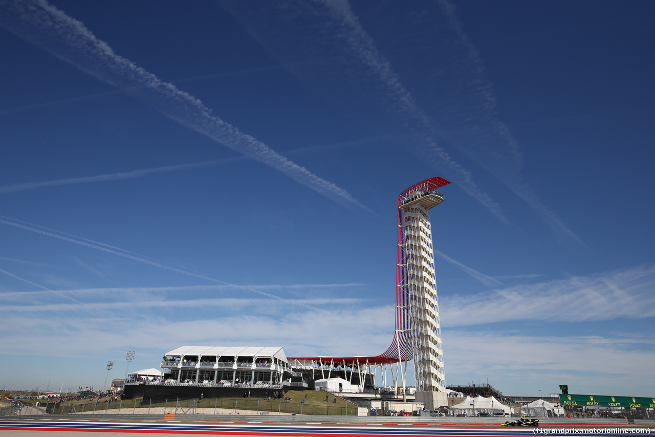 GP USA, 01.11.2019- free Practice 1, Daniel Ricciardo (AUS) Renault Sport F1 Team RS19