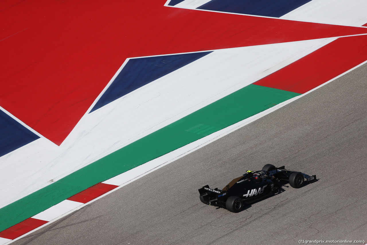 GP USA, 01.11.2019- free Practice 1, Kevin Magnussen (DEN) Haas F1 Team VF-19