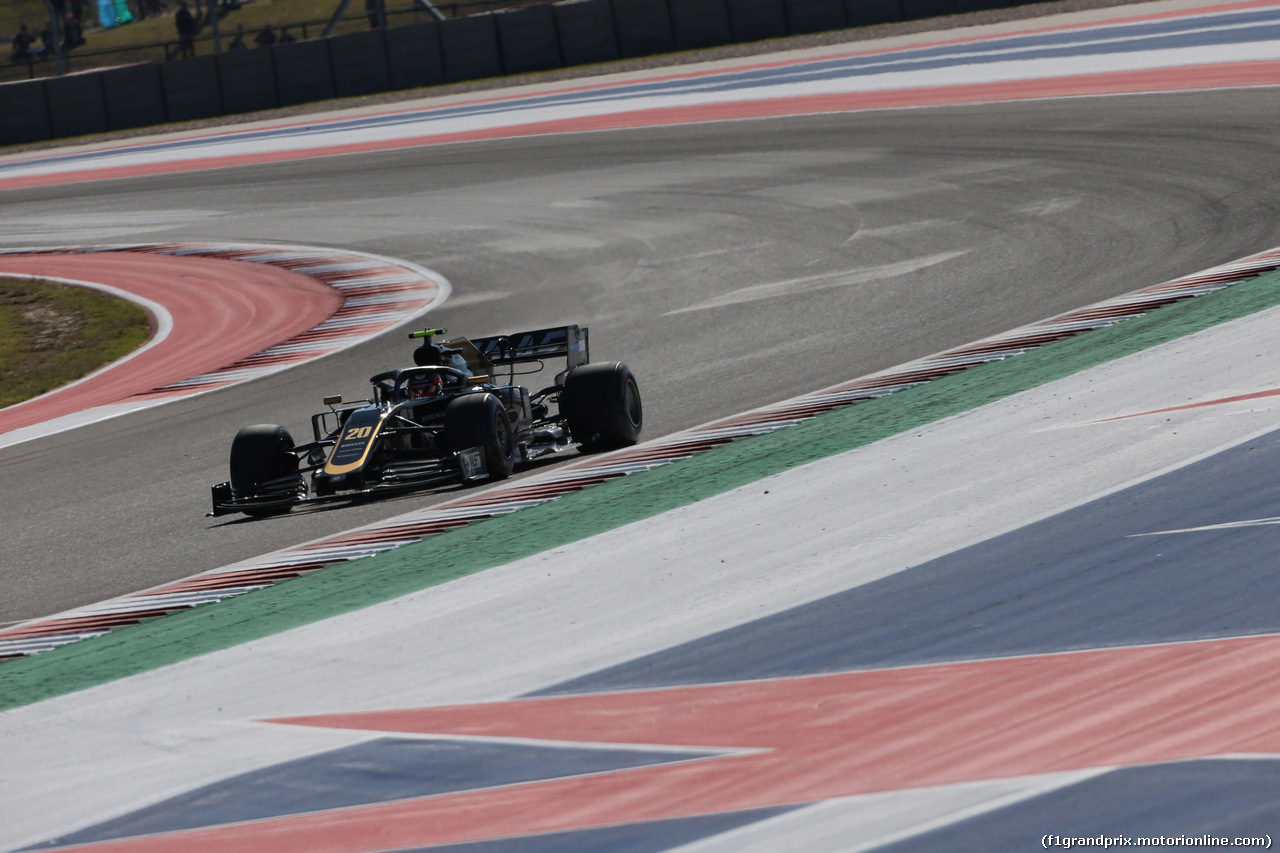 GP USA, 01.11.2019- free Practice 1, Kevin Magnussen (DEN) Haas F1 Team VF-19