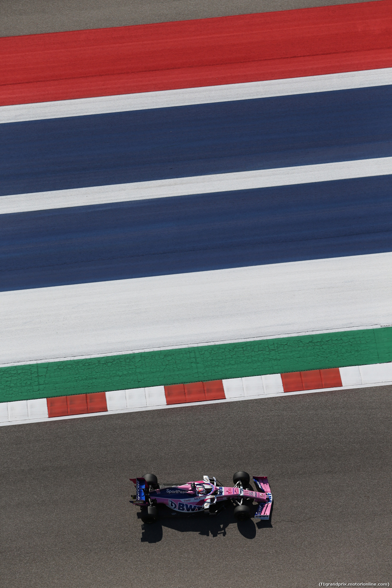 GP USA, 01.11.2019- free Practice 1, Sergio Perez (MEX) Racing Point F1 RP19