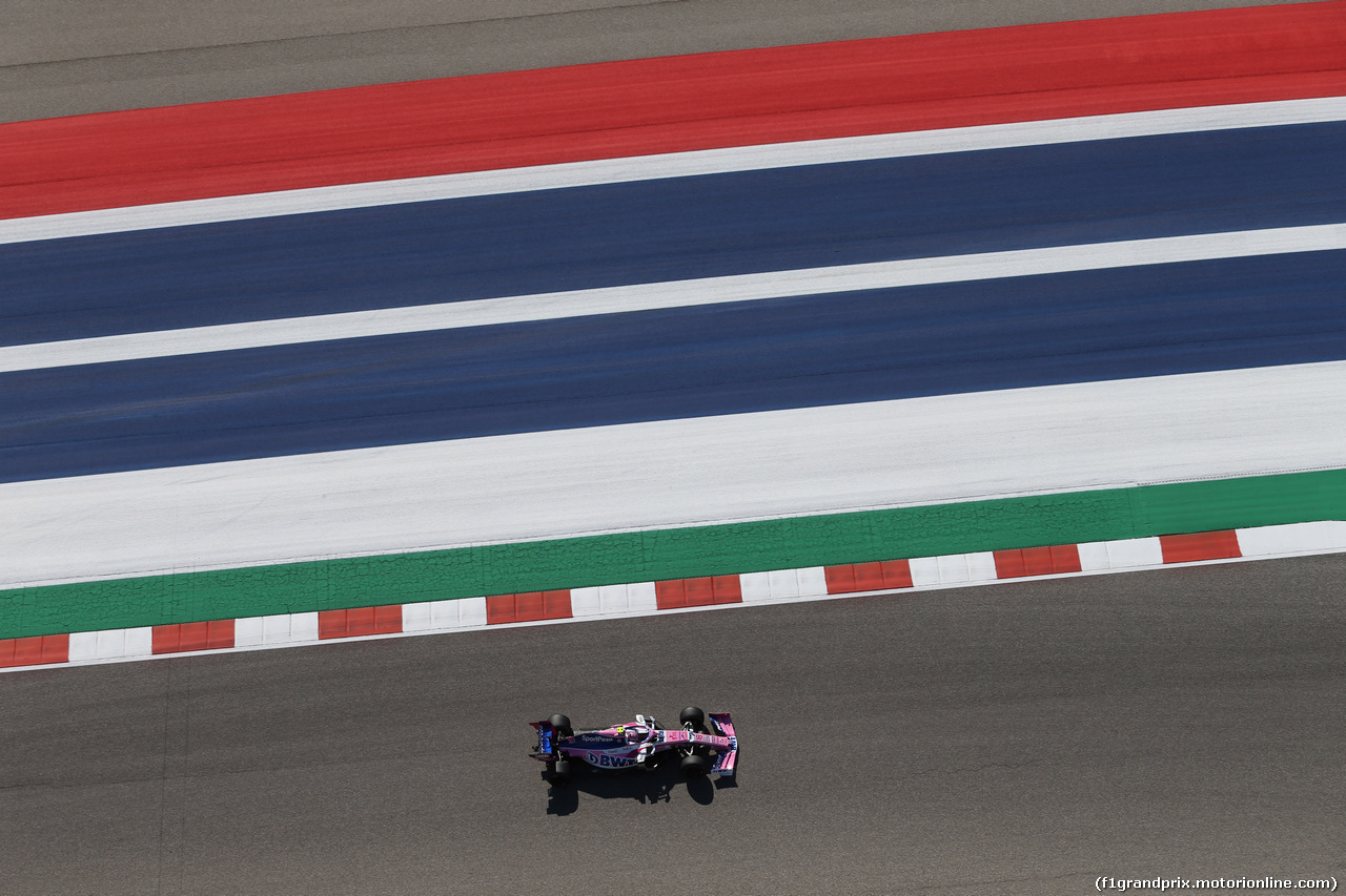 GP USA, 01.11.2019- free Practice 1, Lance Stroll (CDN) Racing Point F1 RP19