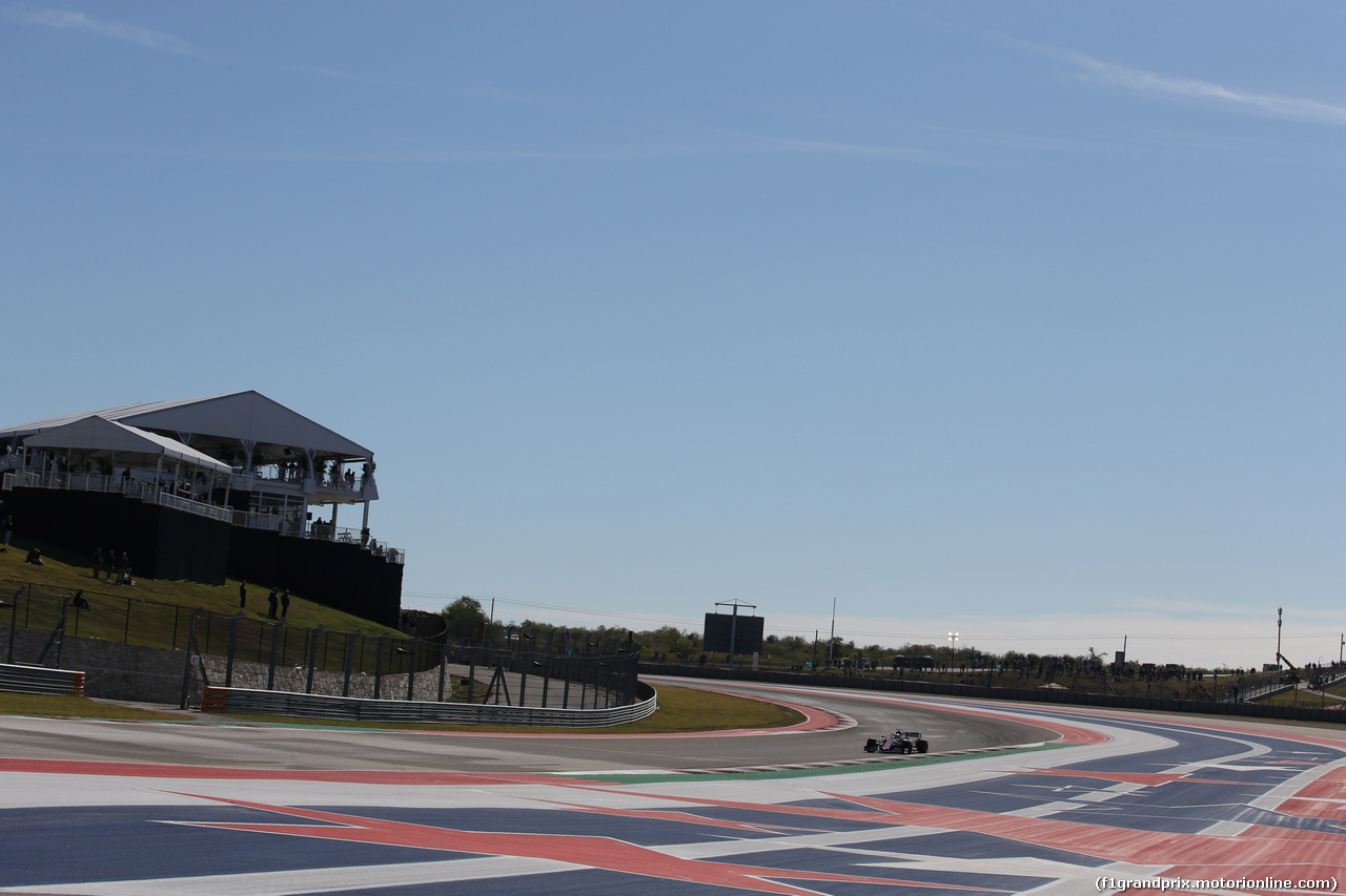 GP USA, 01.11.2019- free Practice 1, Lance Stroll (CDN) Racing Point F1 RP19