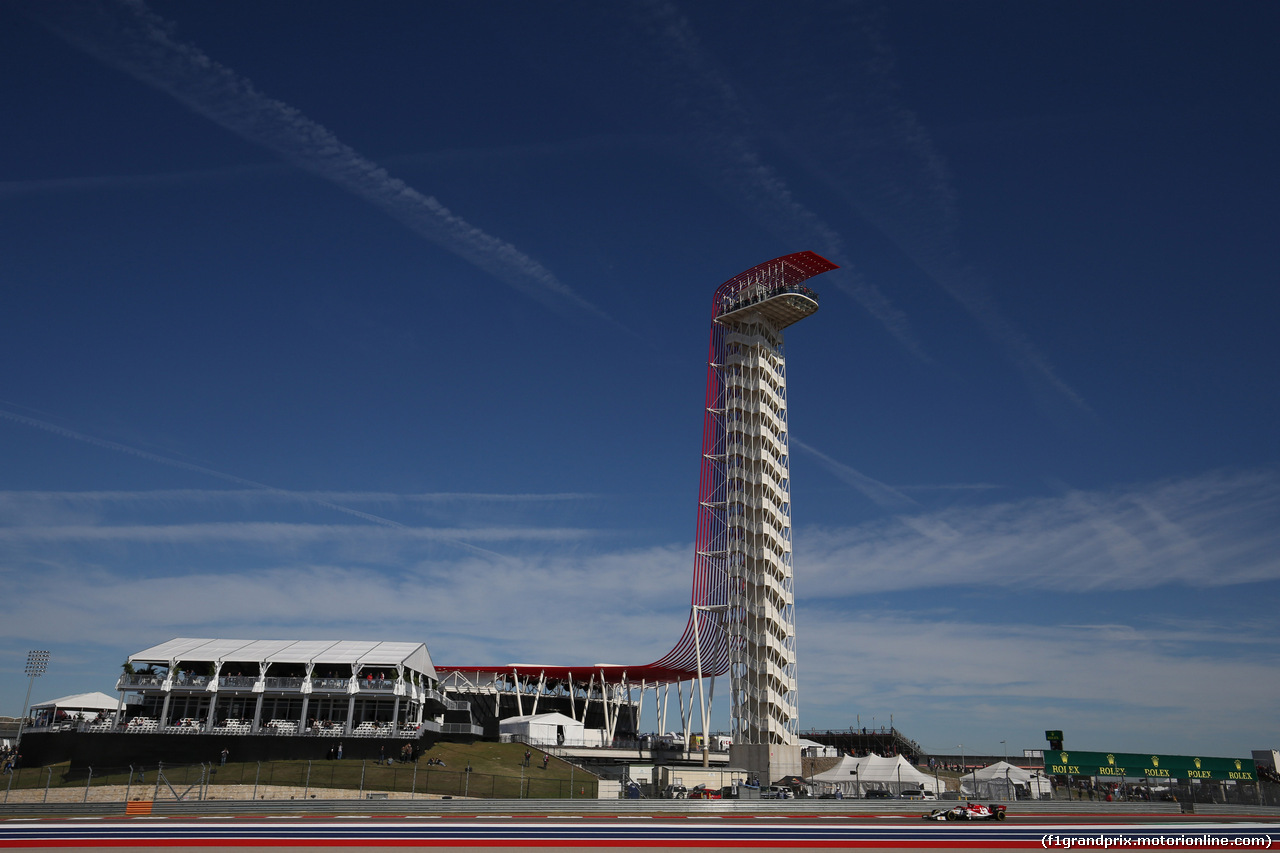 GP USA, 01.11.2019- free Practice 1, Kimi Raikkonen (FIN) Alfa Romeo Racing C38