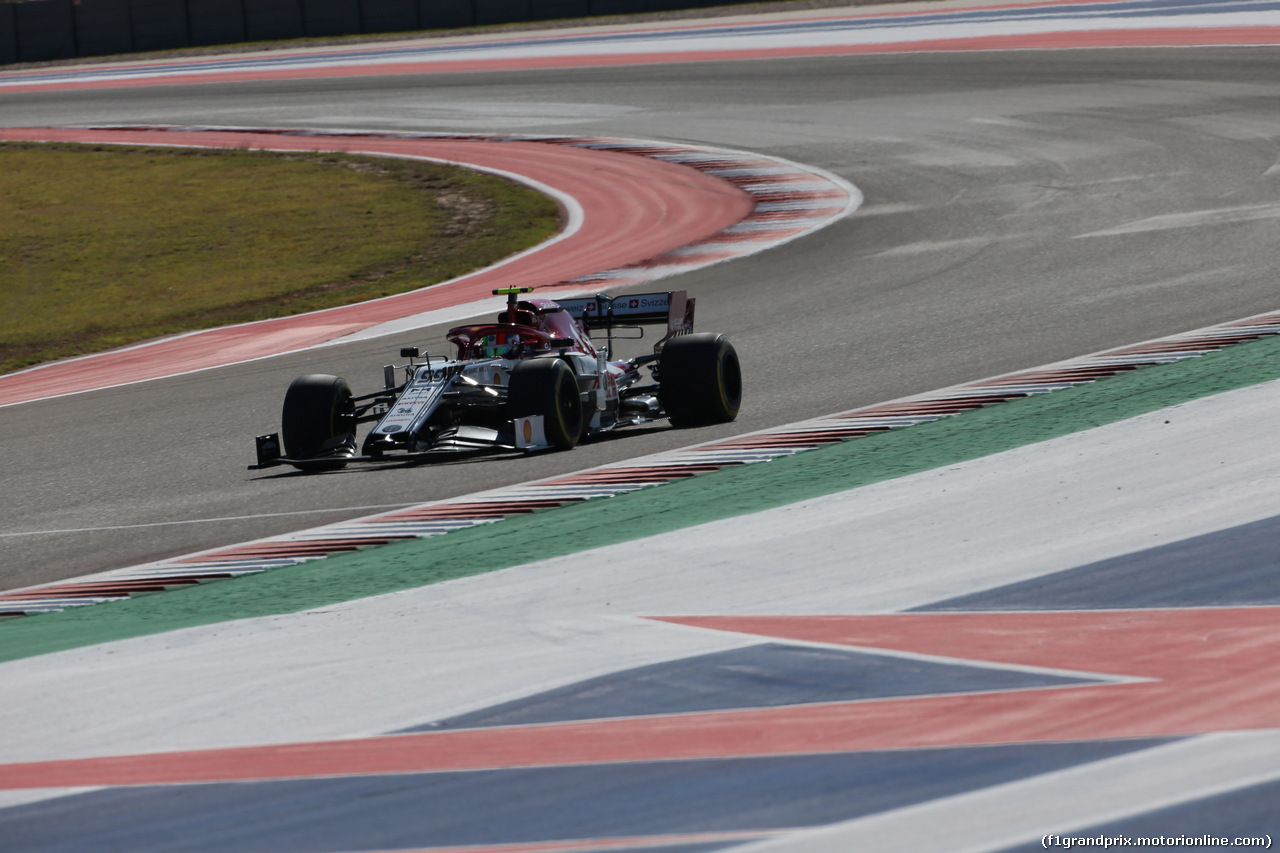 GP USA, 01.11.2019- free Practice 1, Antonio Giovinazzi (ITA) Alfa Romeo Racing C38