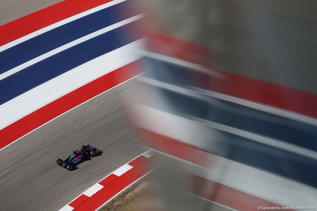 GP USA, 01.11.2019- free Practice 1, Daniil Kvyat (RUS) Scuderia Toro Rosso STR14