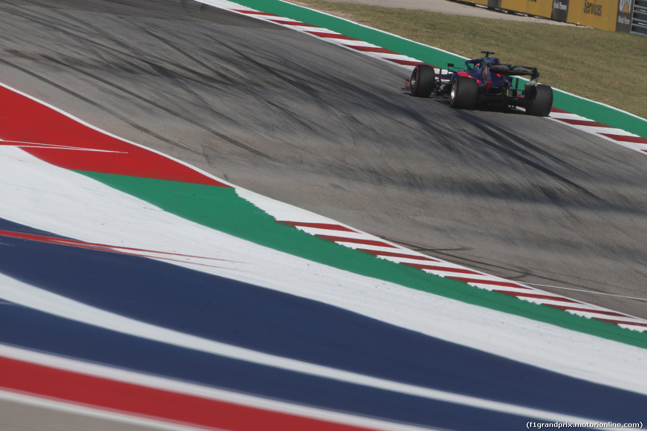 GP USA, 01.11.2019- free Practice 1, Daniil Kvyat (RUS) Scuderia Toro Rosso STR14