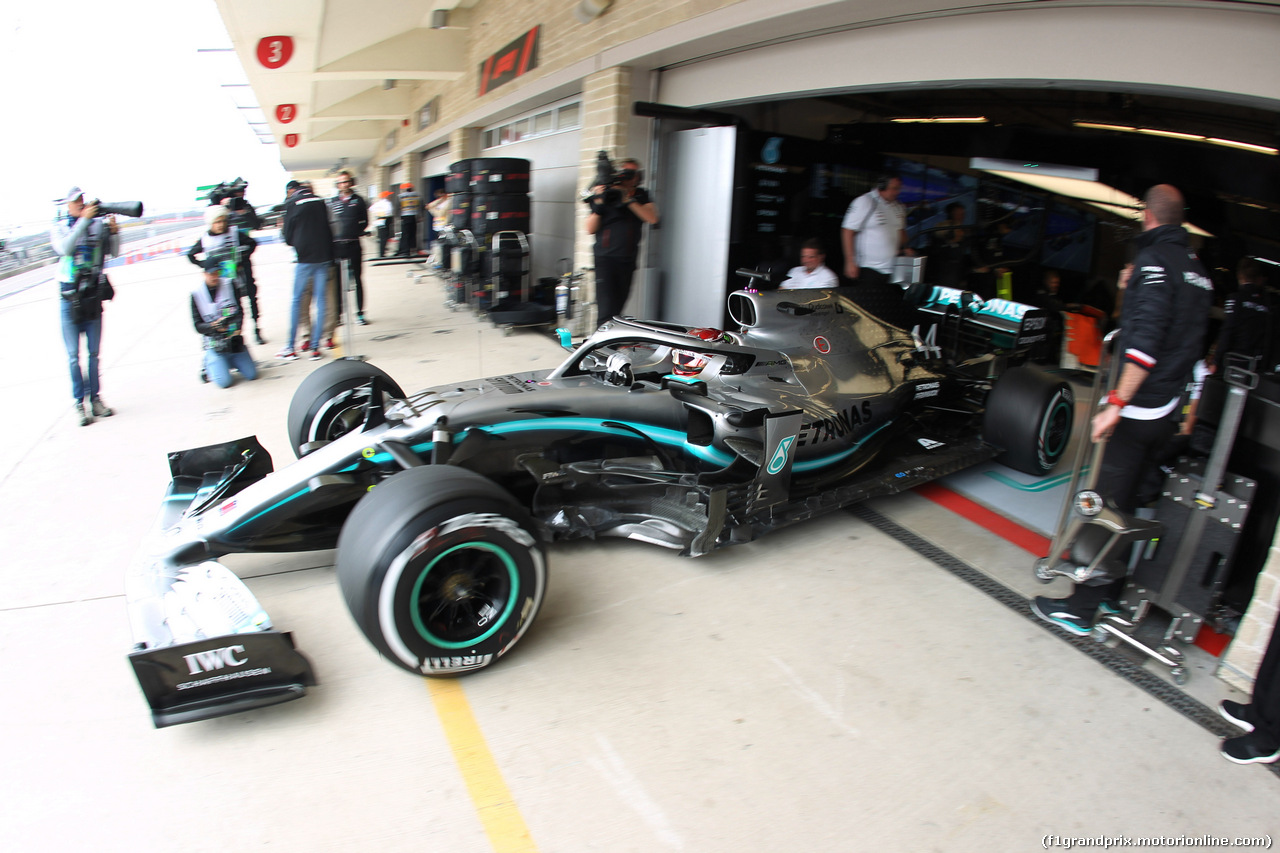 GP USA, 01.11.2019- Free practice 2, Lewis Hamilton (GBR) Mercedes AMG F1 W10 EQ Power