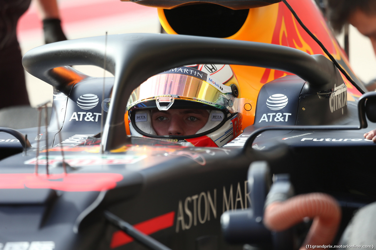 GP USA, 01.11.2019- Free practice 2, Max Verstappen (NED) Red Bull Racing RB15