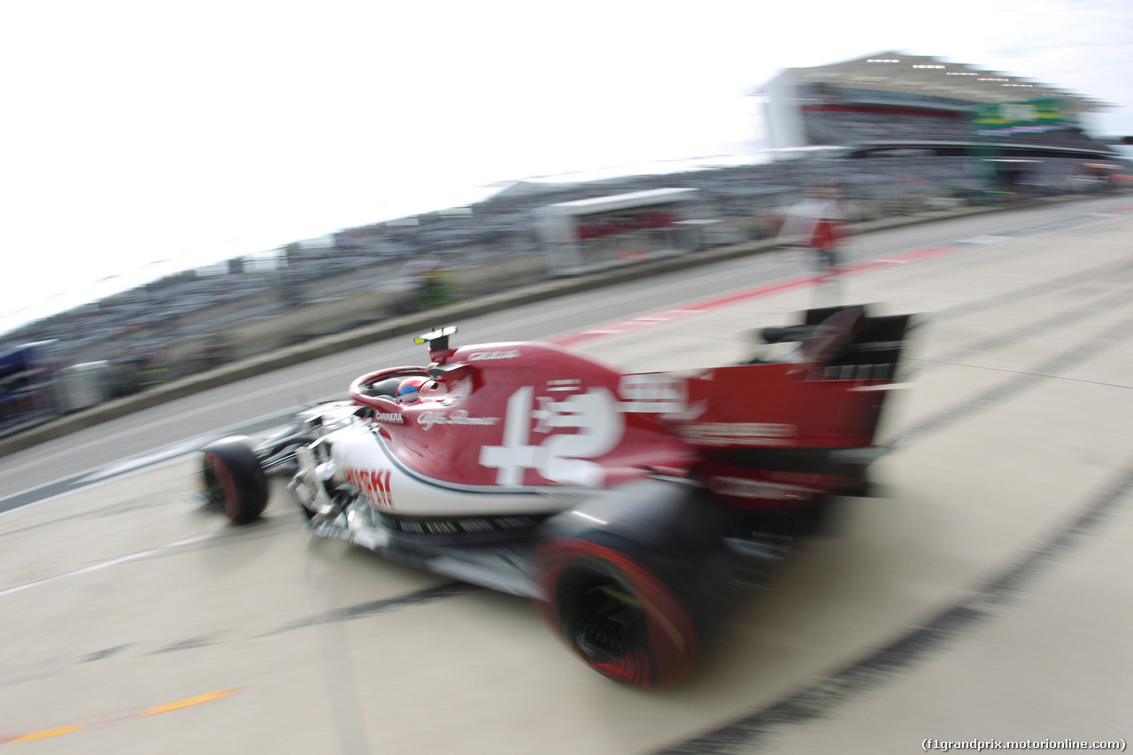 GP USA, 01.11.2019- Free practice 2, Antonio Giovinazzi (ITA) Alfa Romeo Racing C38