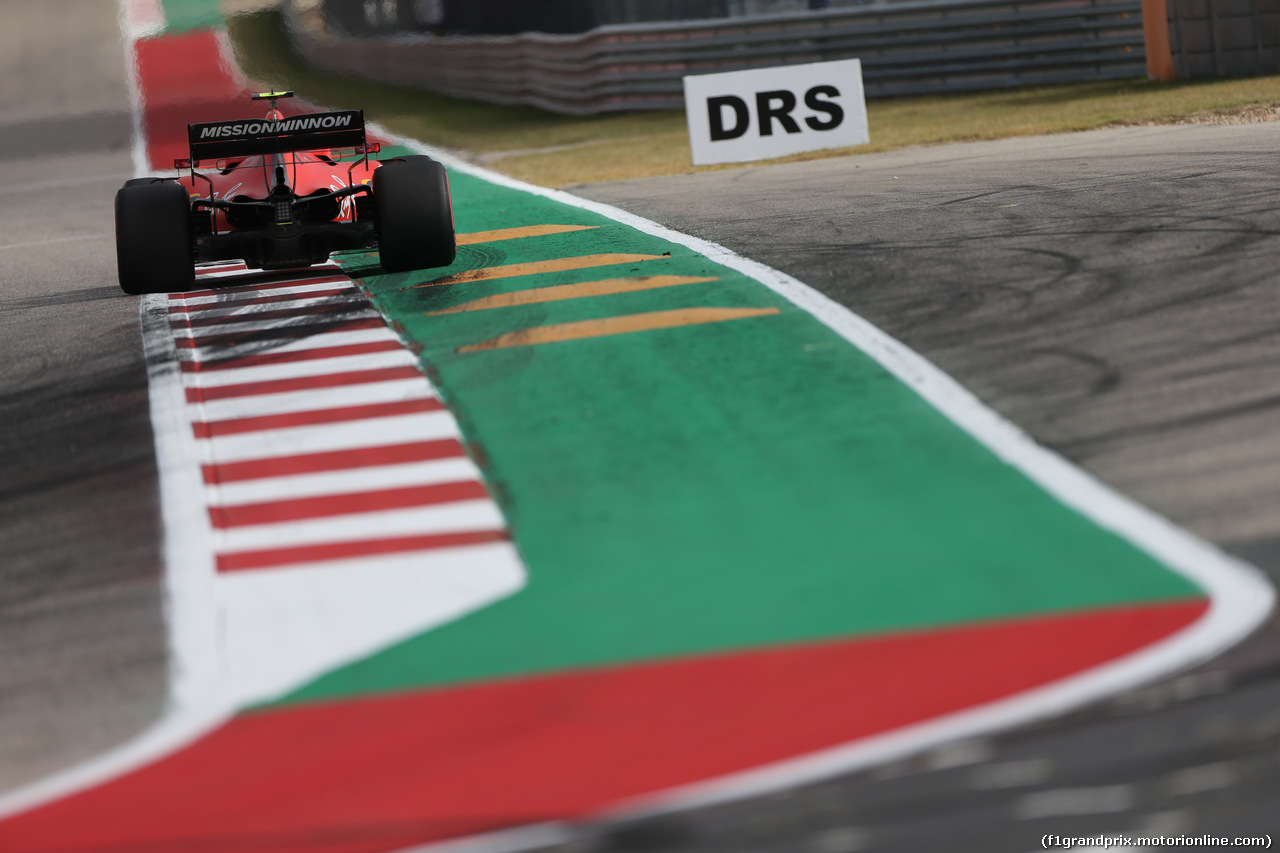 GP USA, 01.11.2019- Free practice 2, Charles Leclerc (MON) Ferrari SF90