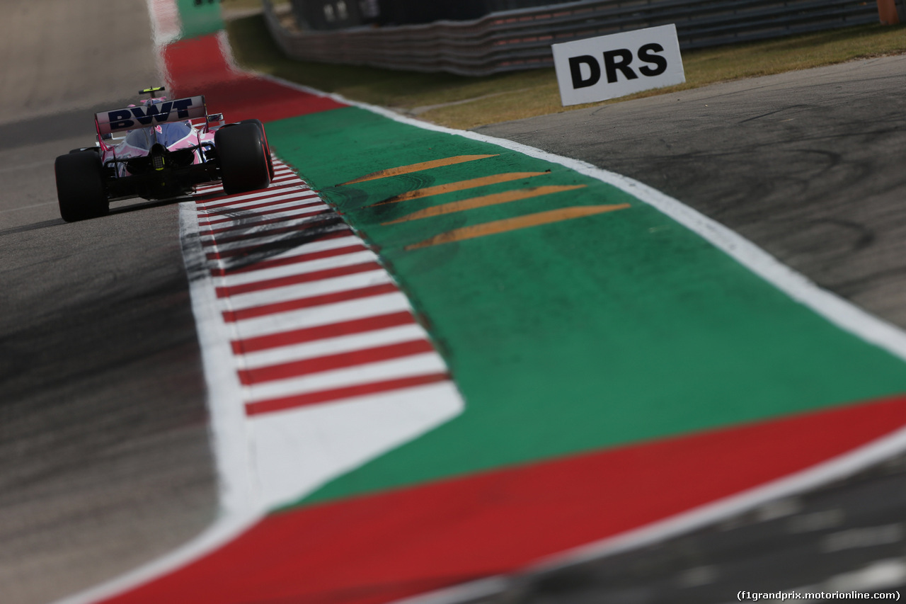 GP USA, 01.11.2019- Free practice 2, Lance Stroll (CDN) Racing Point F1 RP19