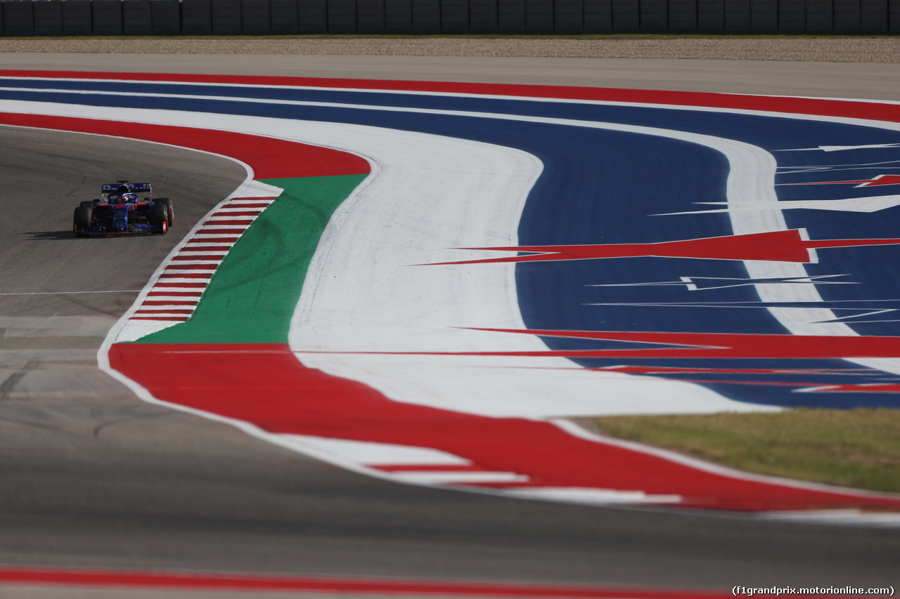 GP USA, 01.11.2019- Free practice 2, Daniil Kvyat (RUS) Scuderia Toro Rosso STR14