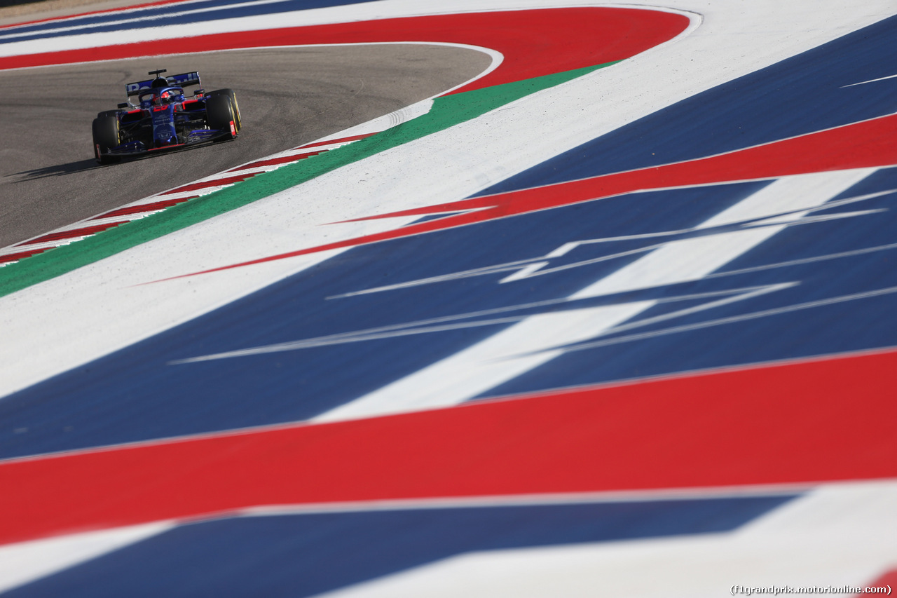 GP USA, 01.11.2019- Free practice 2, Daniil Kvyat (RUS) Scuderia Toro Rosso STR14