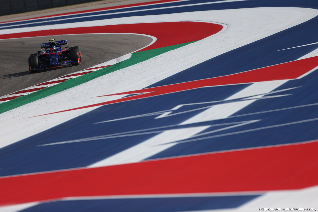 GP USA, 01.11.2019- Free practice 2, Pierre Gasly (FRA) Scuderia Toro Rosso STR14