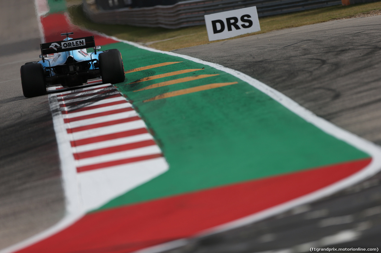 GP USA, 01.11.2019- Free practice 2, George Russell (GBR) Williams F1 FW42