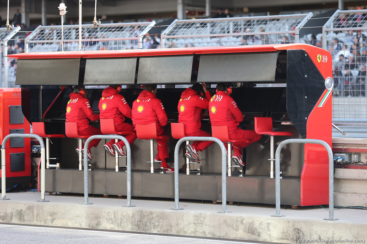 GP USA, 01.11.2019- Free practice 2, Ferrari SF90 pitwall