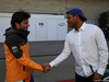 GP USA, 01.11.2019- Carlos Sainz Jr (ESP) Mclaren F1 Team MCL34 with Sebastian Munoz PGA golf pro