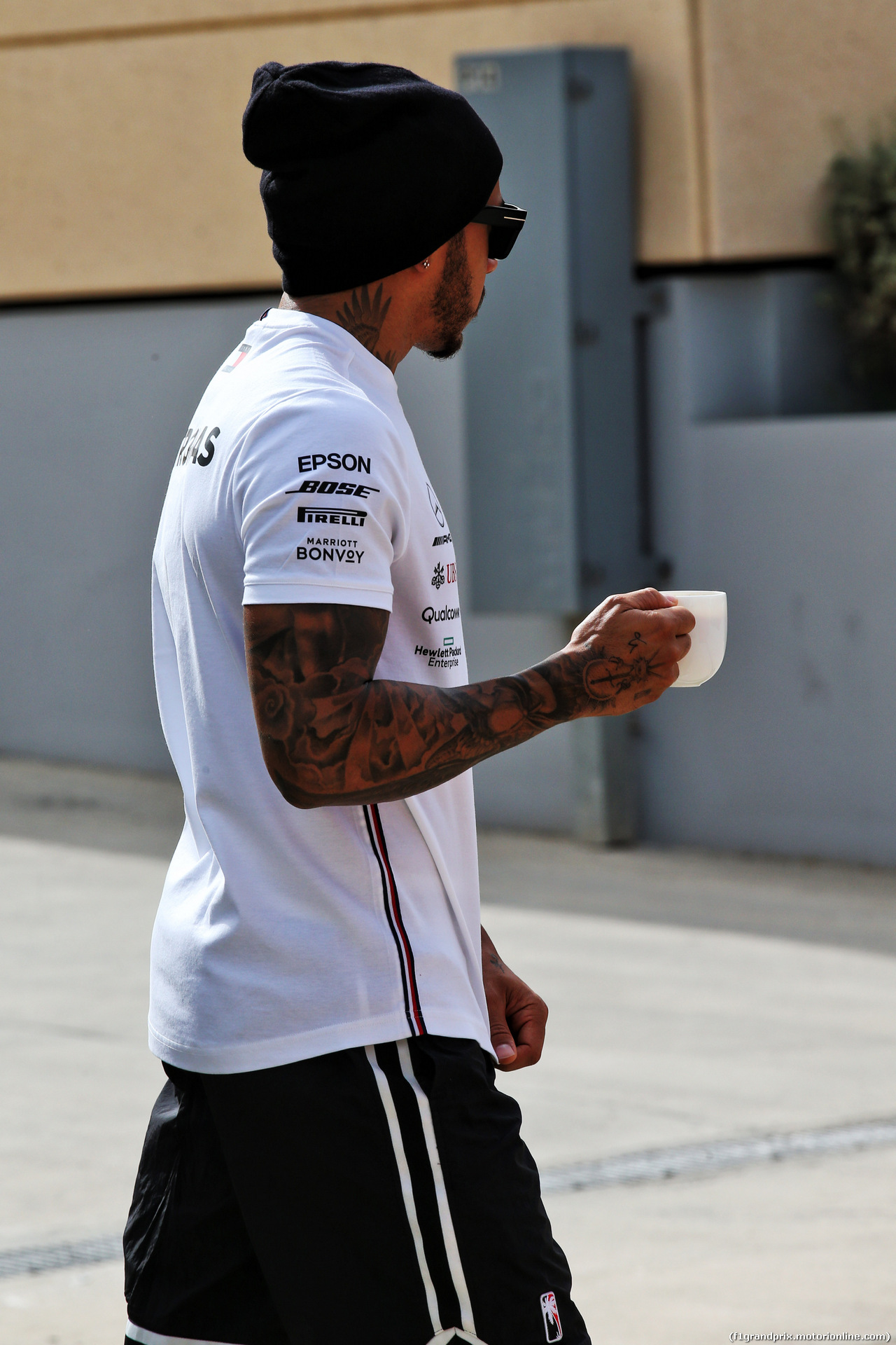 TEST F1 BAHRAIN 2 APRILE, Lewis Hamilton (GBR) Mercedes AMG F1.
02.04.2019.