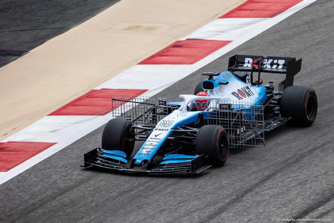 TEST F1 BAHRAIN 2 APRILE, George Russell (GBR) Williams Racing FW42.
02.04.2019.