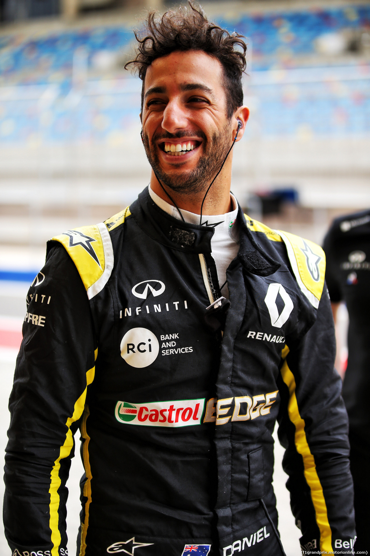 TEST F1 BAHRAIN 2 APRILE, Daniel Ricciardo (AUS) Renault F1 Team.
02.04.2019.
