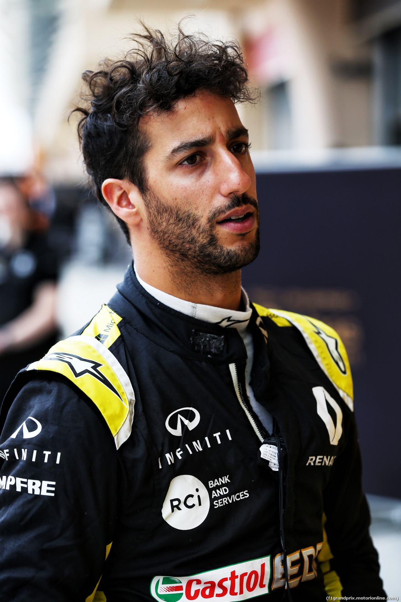 TEST F1 BAHRAIN 2 APRILE, Daniel Ricciardo (AUS) Renault F1 Team.
02.04.2019.
