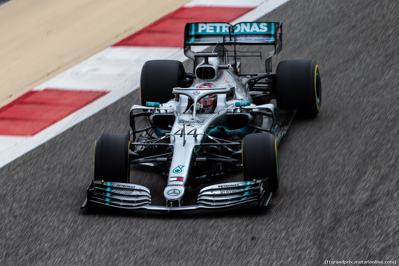 TEST F1 BAHRAIN 2 APRILE, Lewis Hamilton (GBR) Mercedes AMG F1 W10.
02.04.2019.