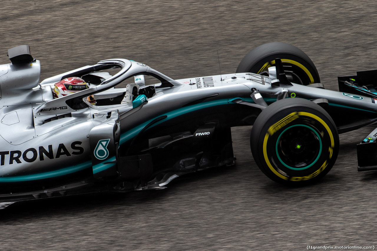 TEST F1 BAHRAIN 2 APRILE, Lewis Hamilton (GBR) Mercedes AMG F1 W10.
02.04.2019.